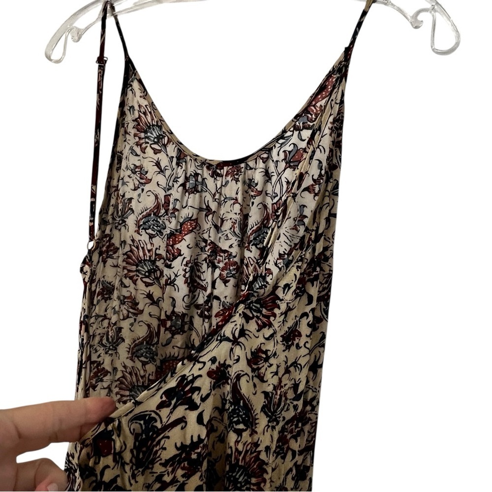 Flynn Skye Scoop Back Spaghetti Strap High Low Printed Maxi Dress Stitch Fix USA - Picture 8 of 16